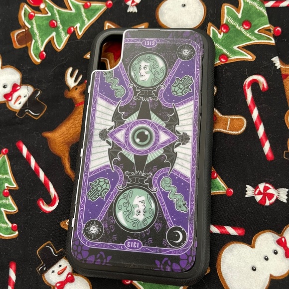 DISNEY PARKS D TECH IPHONE XR CASE 3D HOLIDAY SNACKS HAUNTED MANSION LEOTA - Picture 3 of 7